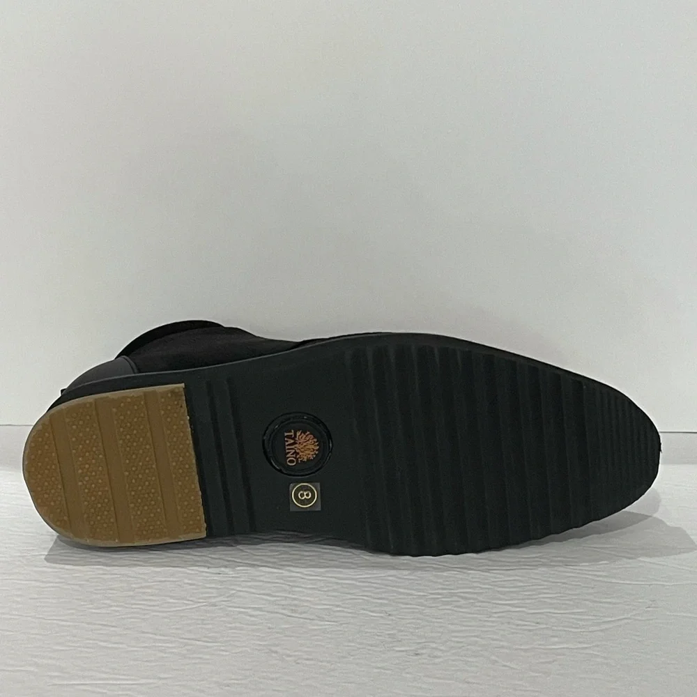 Tayno chukka boot black casual suede Oxford thick sole